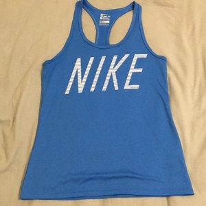 BLUE NIKE DRI-FIT TANK TOP💙